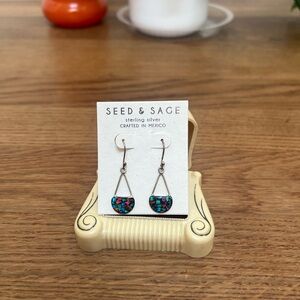 Seed & Sage Sterling Silver opal Earrings